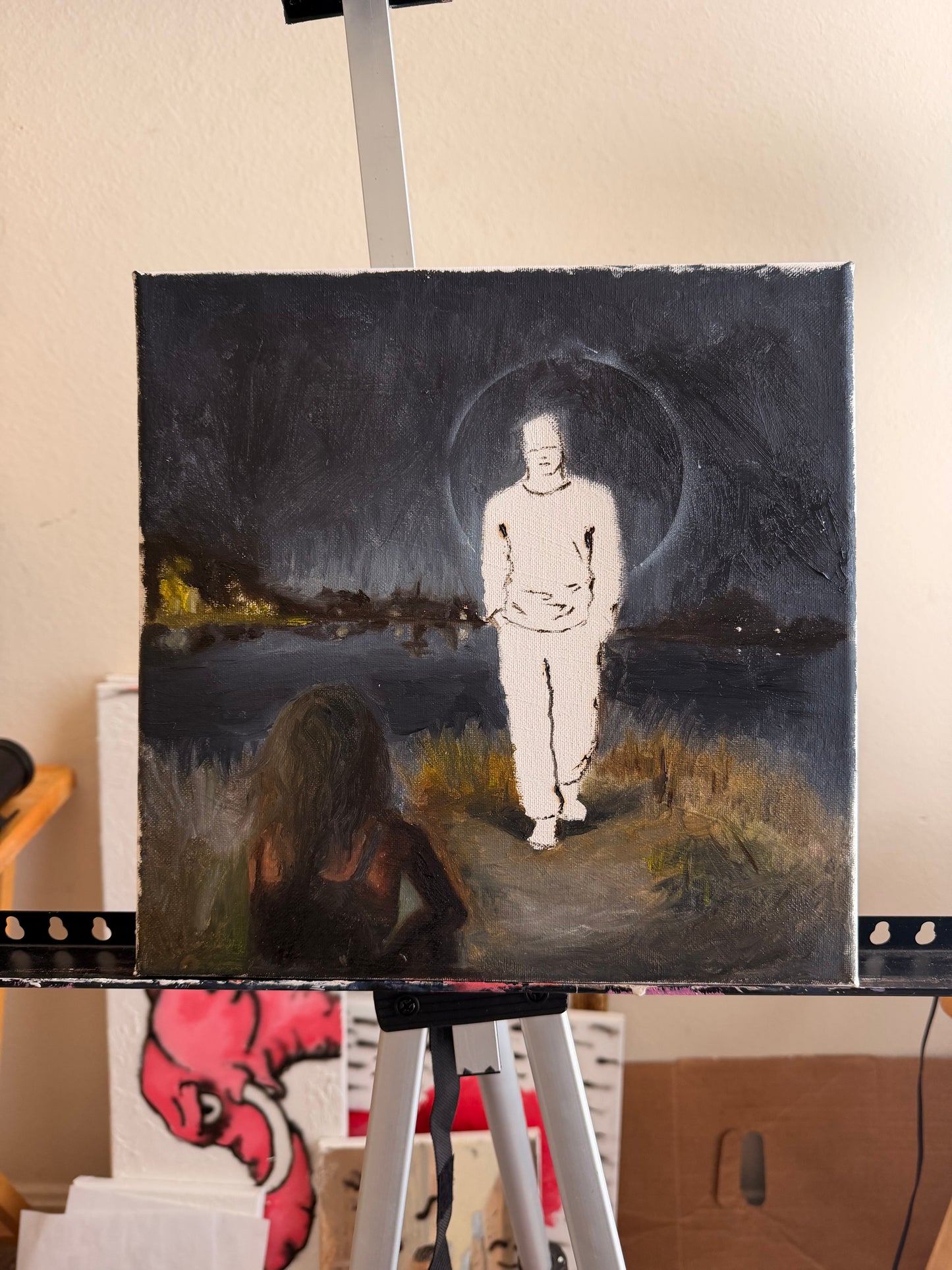 “THE VISIT” — Original Painting